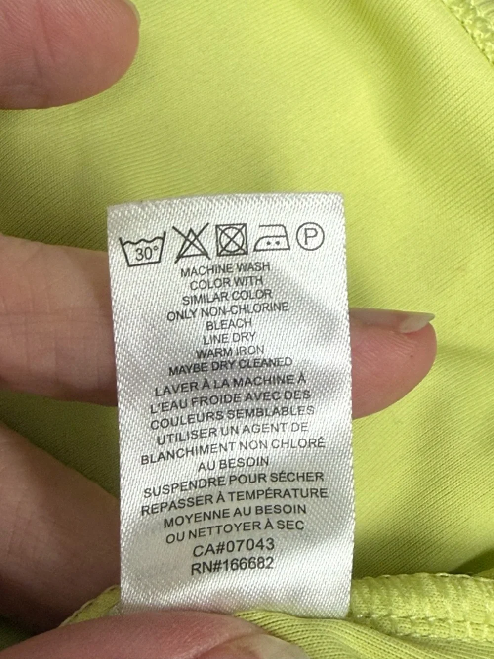 Tahari Lime Green Ribbed Tank Top XL Stretch Scoop Neck Summer Basic Chic - Picture 9 of 10